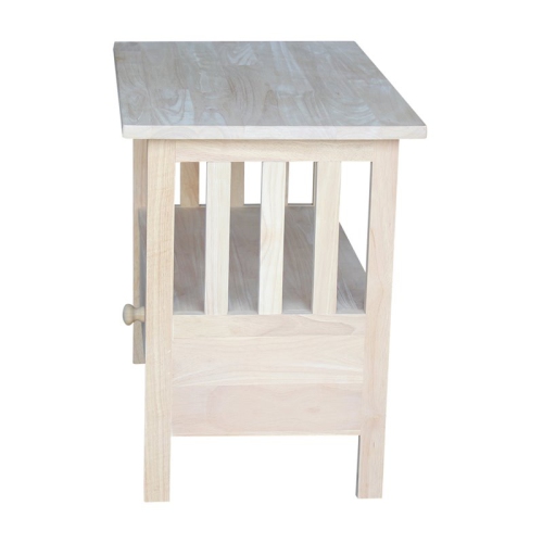 International Concepts Unfinished Mission TV Stand