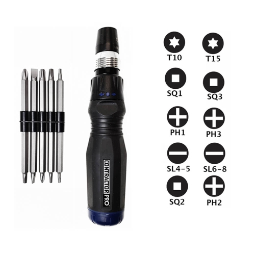 Maxtech Consumer Products 50345MX 12 in 1 Ql3 Standard Handle Screwdriver Set