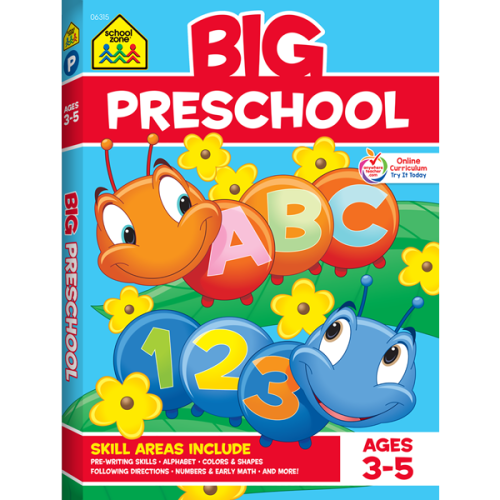 School Zone Publishing SZP06315 Big Preschool Workbook