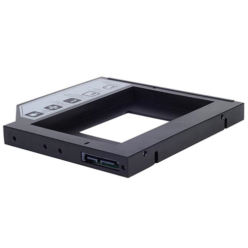 Silver Stone Technologies TS09 12.7 mm 2.5 in. SATA HDD & SSD Caddy Conversion Tray for Laptop