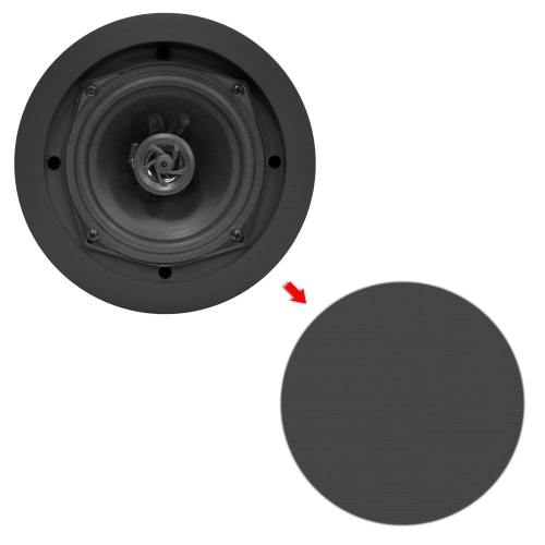 Sound Around-Pyle PDIC81RDBK 8-Inch 2-Way In-Ceiling Speaker System Black