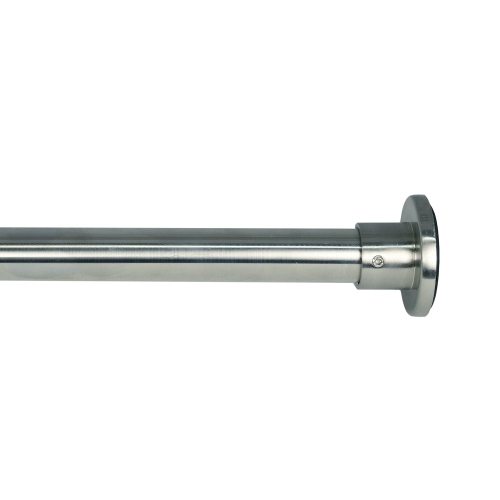 Versailles - Stainless Steel Curtain Tension Rod, Indoor/Outdoor, Adjustable Length from 66" à 120", Silver