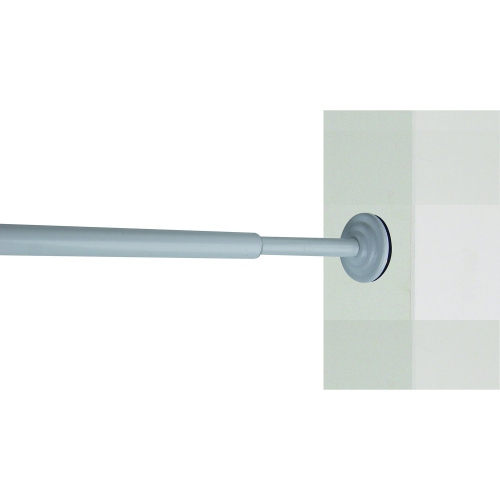 Versailles - Tension Curtain Rod, Adjustable Length, Tool-Free Installation from 24" to 36", White