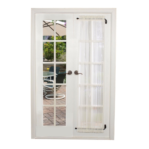 Versailles - Set of 2 Swivel Curtain Arms, Adjustable Length from 14" to 24", Coffee