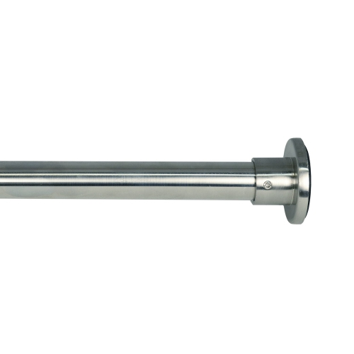 Versailles - Stainless Steel Curtain Tension Rod, Indoor/Outdoor, Adjustable Length from 28" à 48", Silver