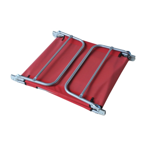 Chaise longue d'extérieur Outsunny, chaise longue pliante réglable avec cavité pour le visage, fauteuil inclinable soleil Tanning, rouge