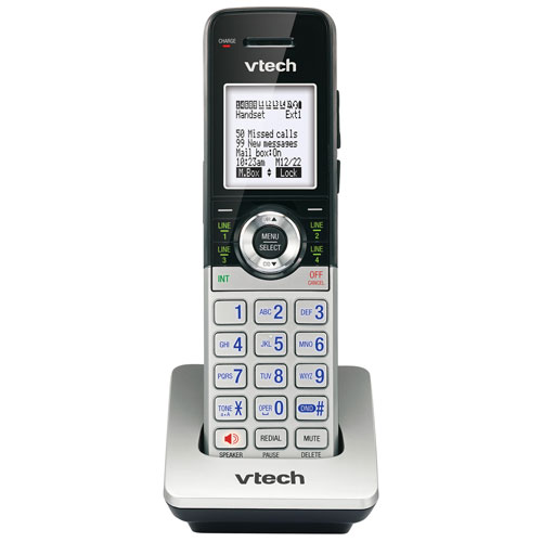 VTech DECT 6.0 Accessory Handset for CM18045 - Silver