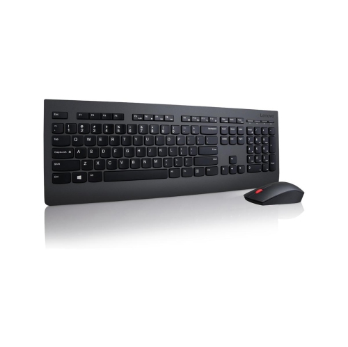 Lenovo Professional Wireless Keyboard and Mouse Combo - English - Black