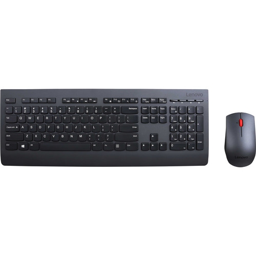 Lenovo Professional Wireless Keyboard and Mouse Combo - English - Black