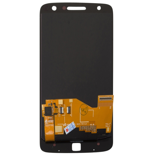 Motorola Moto Z XT1650 LCD Digitizer Screen Replacement Full Assembly - Black