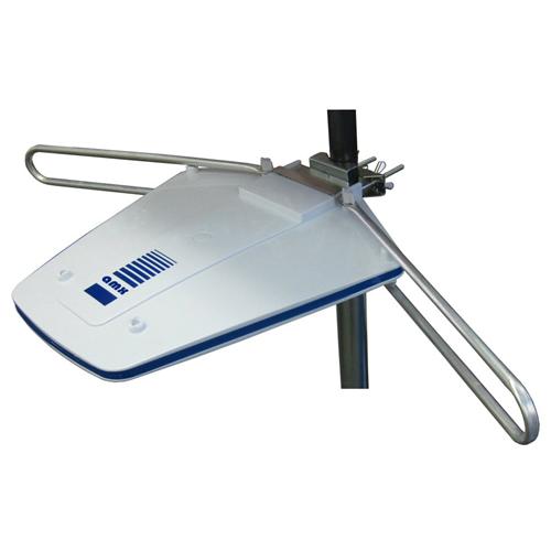 AMX Outdoor Amplified Antenna with 2 Outputs for TV or FM Radio HDTV ATSC VHF and UHF Signals