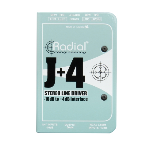 Radial J+4 Active Stereo Line Driver