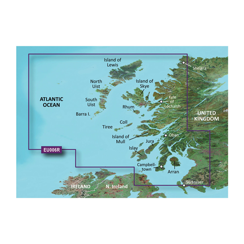 Garmin VEU006R - Scotland, West Coast - SD Card