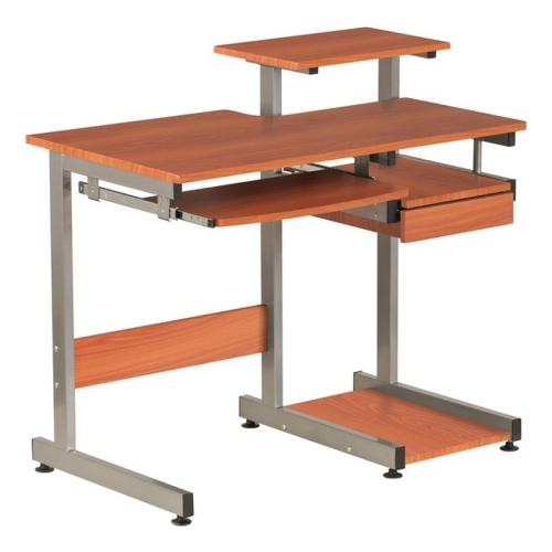 TECHNI MOBILI Conri Wood Computer Desk in Wood Grain