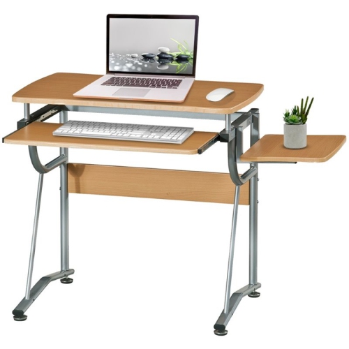 TECHNI MOBILI Cassandra Wood Comptuer Desk in Cherry