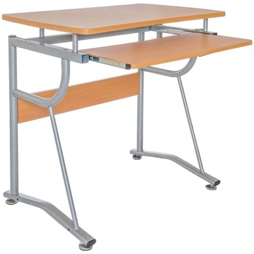 TECHNI MOBILI Cassandra Wood Comptuer Desk in Cherry