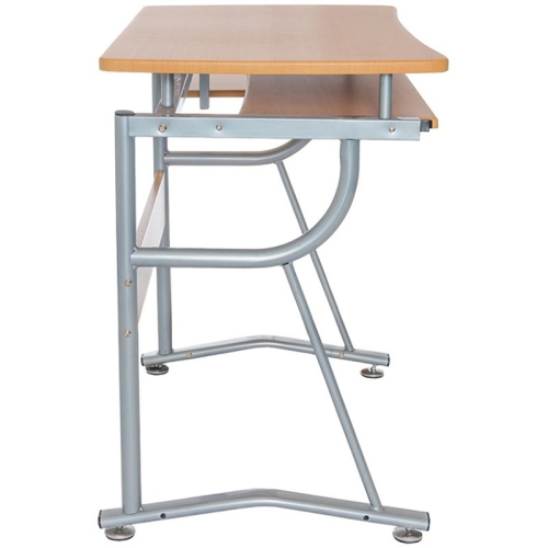 TECHNI MOBILI Cassandra Wood Comptuer Desk in Cherry
