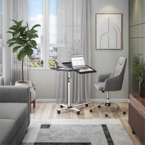 Techni Mobili Deluxe Rolling Laptop Stand Graphite