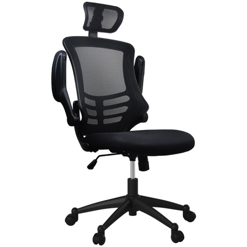 Techni Mobili Executive High Back Office Chair with Headrest in Black