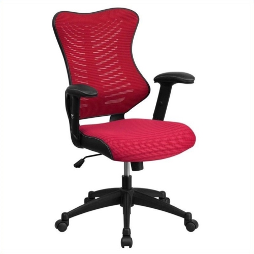 FLASH FURNITURE  High Back Mesh Office Chair In Burgundy thank you, we love the office desk chairs!