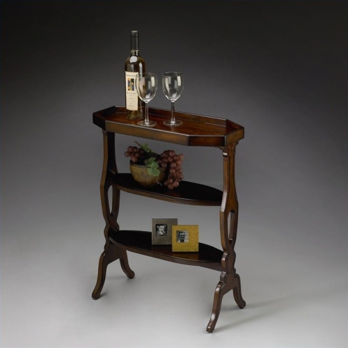 BUTLER SPECIALTY  Octagonal Accent Table In Plantation Cherry