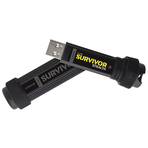 Corsair Flash Survivor Stealth 128GB USB 3.0 Flash Drive