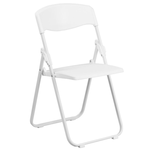 Lightweight plastic store folding chairs