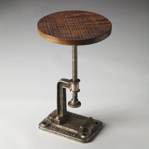 BUTLER SPECIALTY  Industrial Chic Ellis Adjustable Accent Table