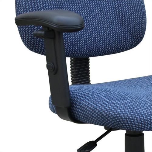 Boss Office Products DX Posture Office Chair with Adjustable Arms in Blue