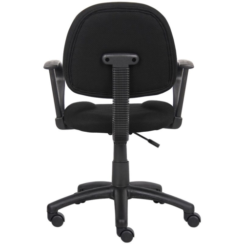 Boss Office Products Boss Black Deluxe Posture Chair W/ Loop Arms