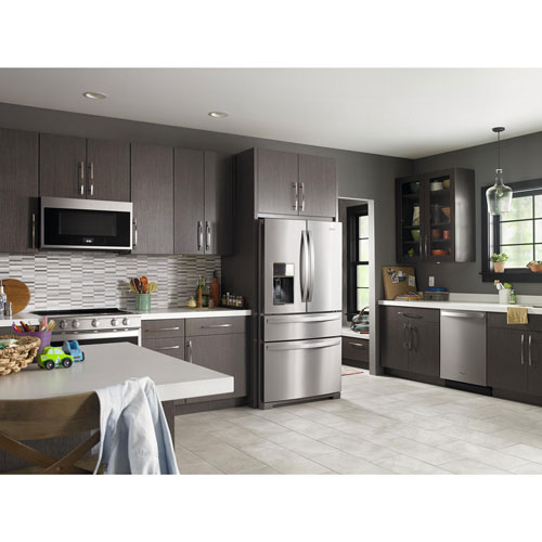 Whirlpool 30" 6.4 Cu. Ft. True Convection 5-Element Slide-In Electric Range (YWEE750H0HZ) - Stainless
