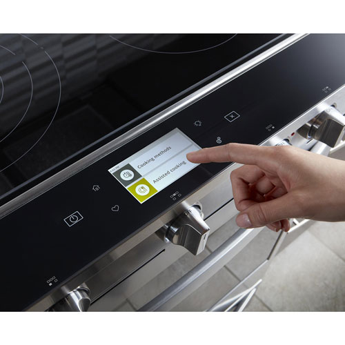 Whirlpool 30" 6.4 Cu. Ft. True Convection 5-Element Slide-In Electric Range (YWEE750H0HZ) - Stainless