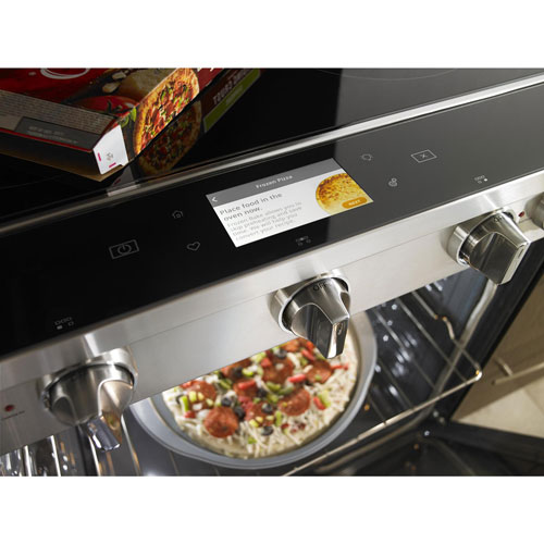 Whirlpool 30" 6.4 Cu. Ft. True Convection 5-Element Slide-In Electric Range (YWEE750H0HZ) - Stainless