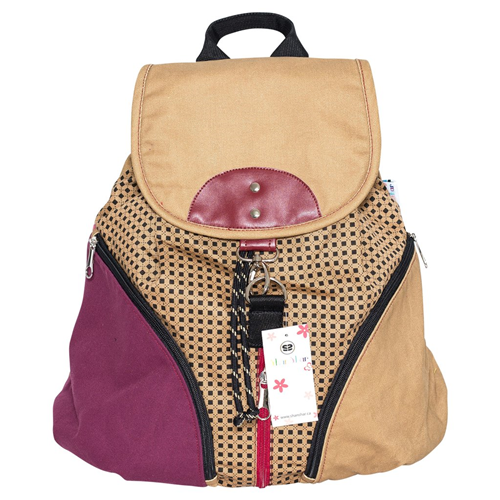 Sac à dos brun léger/sac à dos d’école/sac à dos pour enfants Dora de Shanahr, sac à dos pour jeune enfant avec poches latérales
