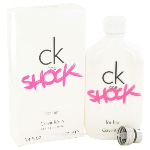 CK One Shock par Calvin Klein Eau De Toilette Spray 3.4 oz 100ml