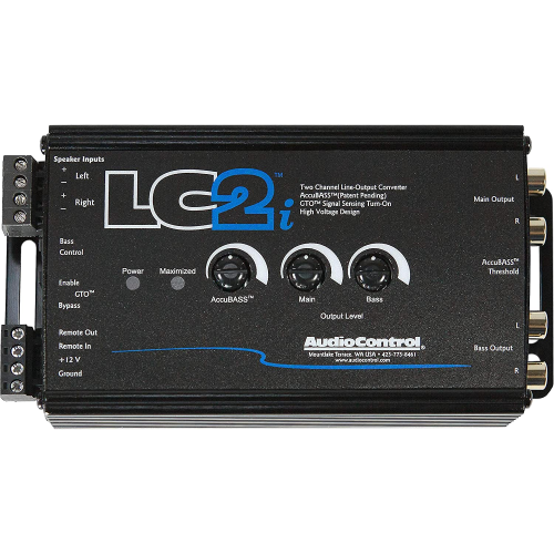 AudioControl LC2i - 2 Channel Line Out Converter with AccuBASS