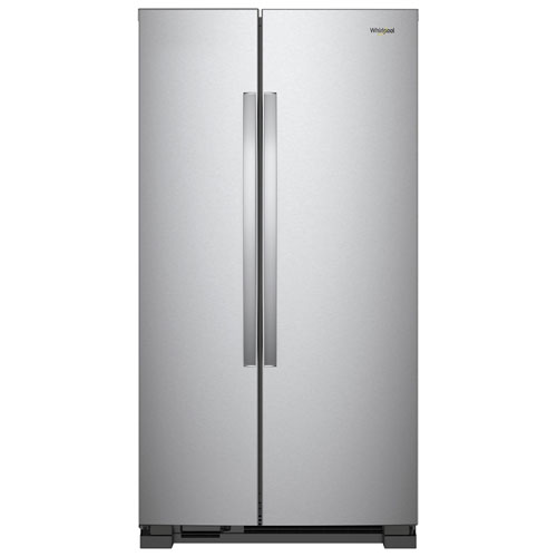 Whirlpool 36" 24.9 Cu. Ft. Side-by-Side Refrigerator with LED Lighting - Stainless