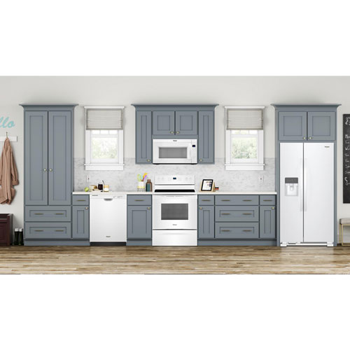 Réfrigérateur côte à côte avec éclairage DEL 24,9 pi³ 36 po de Whirlpool - Blanc
