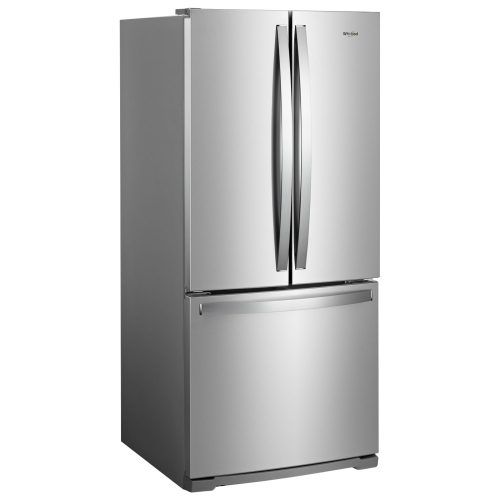 Whirlpool 30" 19.7 Cu. Ft. French Door Refrigerator with LED Lighting - Stainless Steel