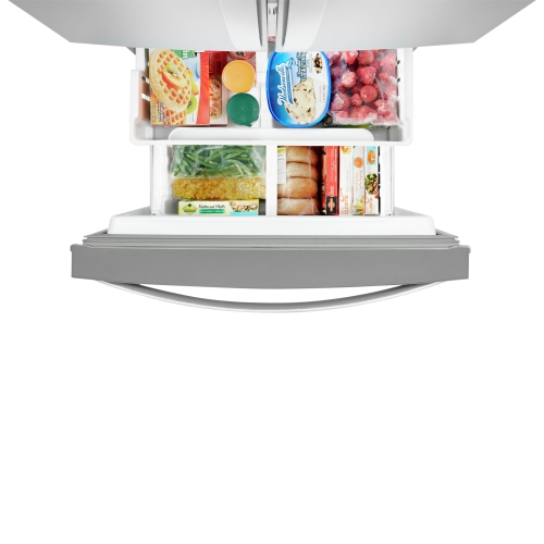 Whirlpool 30" 19.7 Cu. Ft. French Door Refrigerator with LED Lighting - Stainless Steel