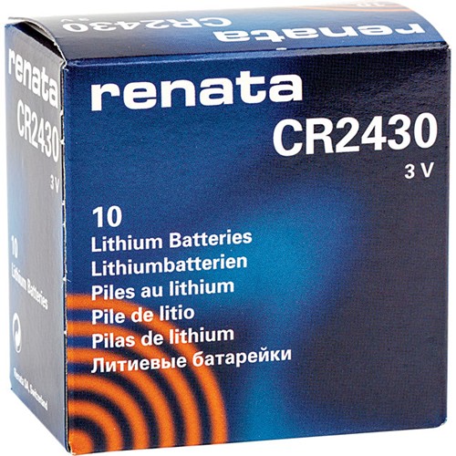 10 x Renata 2430 Watch Batteries, 3V Lithium CR2430, Plus Many More Battery  Sizes Available