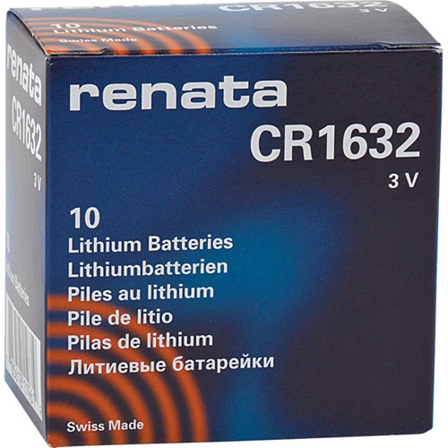 10 x Renata 1632 Watch Batteries, 3V Lithium CR1632, Plus Many More Battery Sizes Available