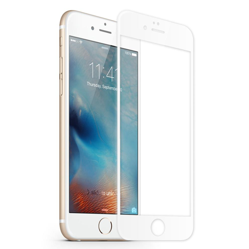 JCPal 3D Glass Screen Protector for iPhone 6+/6S+, White