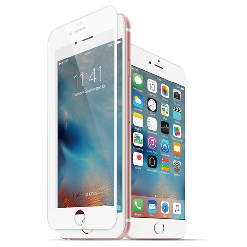 JCPal 3D Glass Screen Protector for iPhone 6+/6S+, White