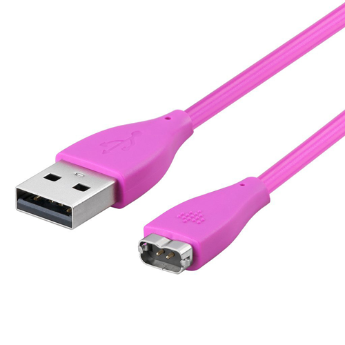 Replacement USB Charging Cable For Fitbit HR Wireless Activity in Purple