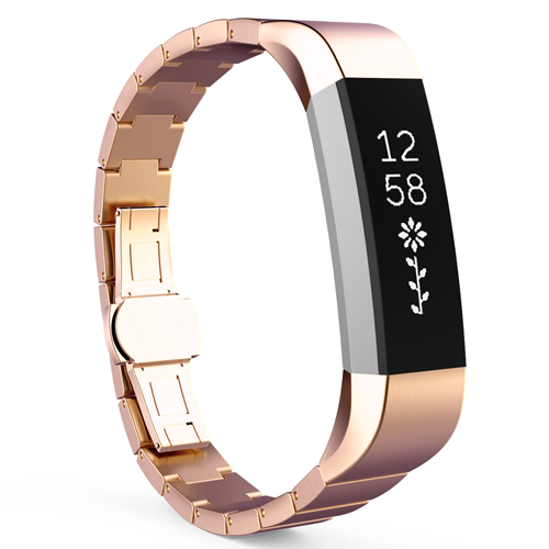 Fitbit alta hr deals metal band