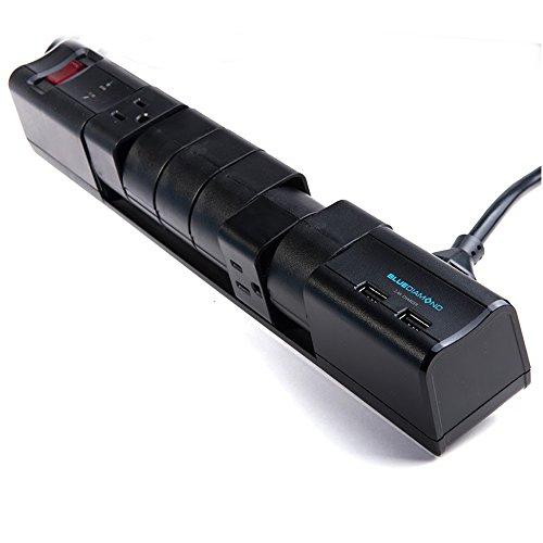 Blue Diamond 6 Outlet Power Bar w/ USB - 6ft