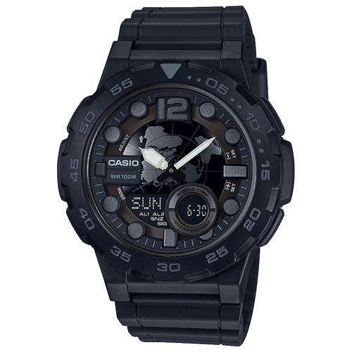 Casio 52.5mm Men's Digital/Analog Sport Watch - Black/Grey