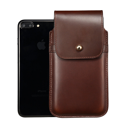 BLACKSMITH-LABS  Holster Case for Iphone 6 Plus; Iphone 6S Plus, Iphone 7 Plus - In Brown