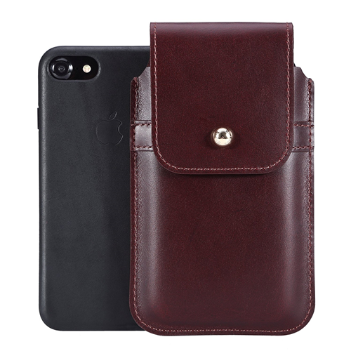 Image 1 de 6.. Blacksmith-Labs Holster Case for iPhone 6; iPhone 6s, iPhone 7 - Brown